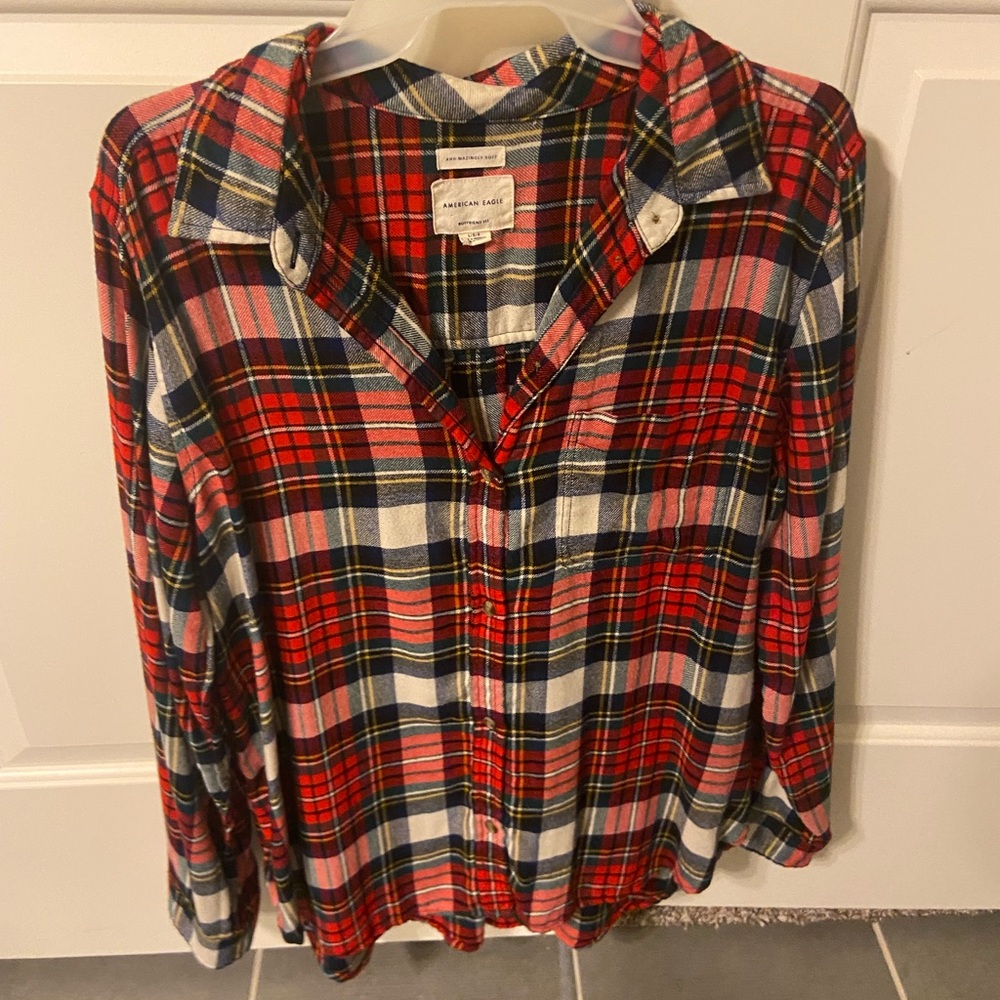American Eagle plaid flannel